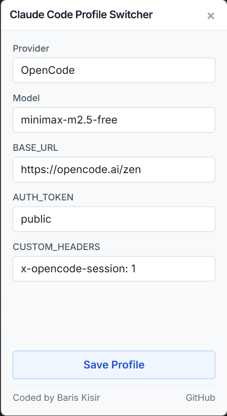 ClaudeCodeProfileSwitcher